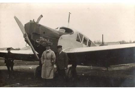 fotogrāfija, Aviācija, "Junkers F13", av. biedr. "Dobroljot"?